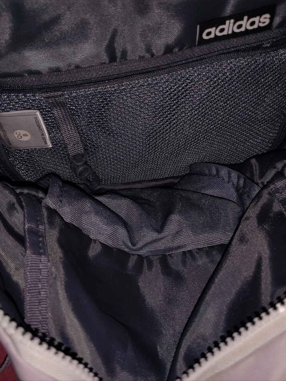 adidas Lavender Mini Backpack with White Logo - Picture 3 of 3